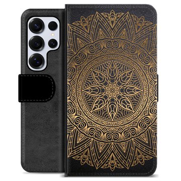 Samsung Galaxy S25 Ultra Premium Wallet Case - Mandala