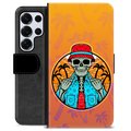 Samsung Galaxy S25 Ultra Premium Wallet Case - Skeleton Summer