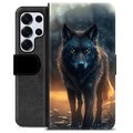 Samsung Galaxy S25 Ultra Premium Wallet Case - Wolf