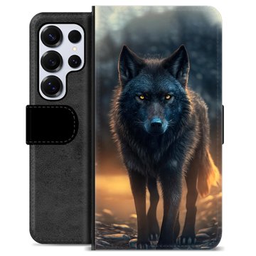 Samsung Galaxy S25 Ultra Premium Wallet Case - Wolf