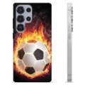 Samsung Galaxy S25 Ultra TPU Case - Football Flame