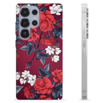 Samsung Galaxy S25 Ultra TPU Case - Vintage Flowers