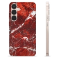 Samsung Galaxy S25+ TPU Case - Red Marble