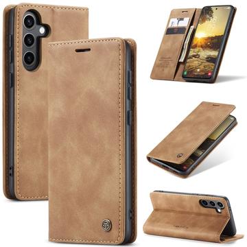 Samsung Galaxy S25+ Caseme 013 Series Wallet Case - Brown
