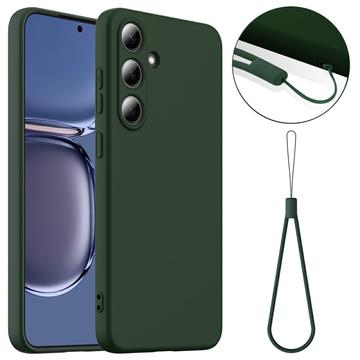 Samsung Galaxy S25+ Liquid Silicone Case - MagSafe Compatible - Dark Green