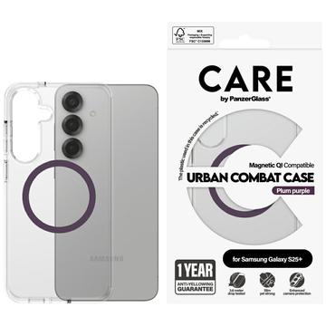 Samsung Galaxy S25+ PanzerGlass Care Urban Combat Case - MagSafe Compatible - Plum Purple