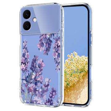 Samsung Galaxy S26 Edge Floral Pattern TPU Case