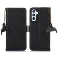 Samsung Galaxy S26/S26 Pro Wallet Leather Case with RFID - Black