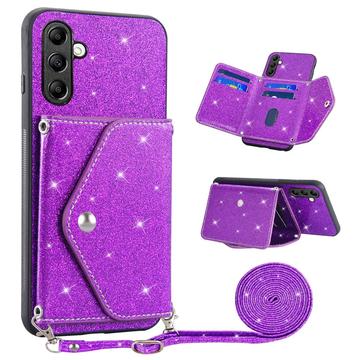 Samsung Galaxy S26 Stardust Case with Card Holder - Purple