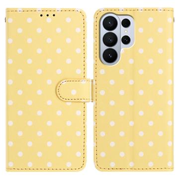 Samsung Galaxy S26 Ultra Polka Dot Pattern Wallet Case