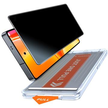 Samsung Galaxy S26 Ultra Torras GlassGo Privacy Tempered Glass Screen Protector with Auto-Align Frame