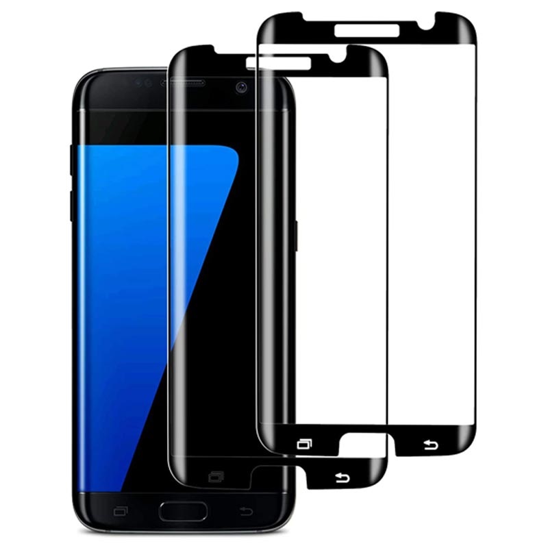 worst long span Samsung Galaxy S7 Edge FocusesTech Curved Tempered Glass Screen Protector -  2 Pcs.