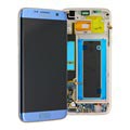 Samsung Galaxy S7 Edge Front Cover & LCD Display GH97-18533G - Blue