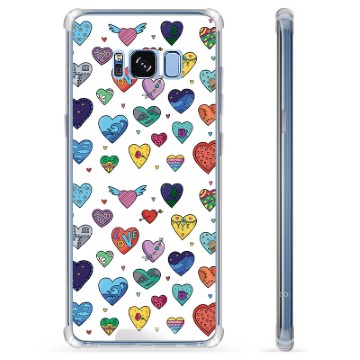 Samsung Galaxy S8 Hybrid Case - Hearts