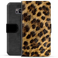 Samsung Galaxy S8 Premium Wallet Case - Leopard
