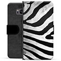 Samsung Galaxy S8 Premium Wallet Case - Zebra
