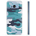 Samsung Galaxy S8 TPU Case - Blue Camouflage