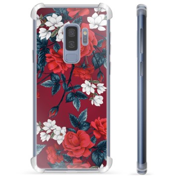 Samsung Galaxy S9+ Hybrid Case - Vintage Flowers