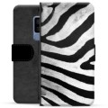 Samsung Galaxy S9+ Premium Wallet Case - Zebra