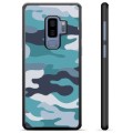 Samsung Galaxy S9+ Protective Cover - Blue Camouflage