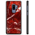 Samsung Galaxy S9+ Protective Cover - Red Marble