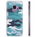 Samsung Galaxy S9 TPU Case - Blue Camouflage