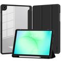 Samsung Galaxy Tab A11+/A9+ Tech-Protect SmartCase Pen Hybrid Tri-Fold Folio Case - Black