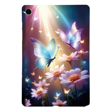 Samsung Galaxy Tab A9+ Stylish Ultra-Slim TPU Case - Butterfly Floral