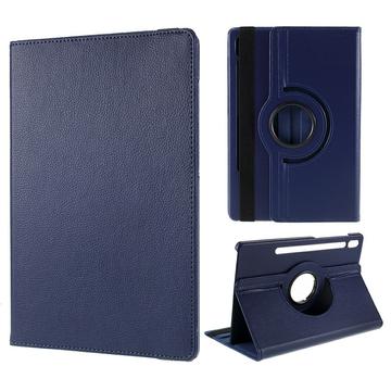 Samsung Galaxy Tab S10 FE+ 360 Rotary Folio Case - Dark Blue
