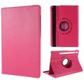 Samsung Galaxy Tab S10 FE+ 360 Rotary Folio Case - Hot Pink