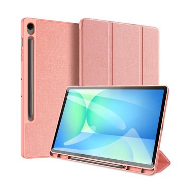 Samsung Galaxy Tab S10 FE+ Dux Ducis Domo Tri-Fold Smart Folio Case - Pink