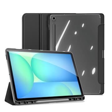 Samsung Galaxy Tab S10 FE+ Dux Ducis Toby Tri-Fold Smart Folio Case - Black