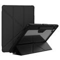 Samsung Galaxy Tab S10 FE+ Nillkin Bumper Smart Folio Case - Black / Transparent