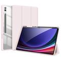 Samsung Galaxy Tab S10 Ultra Dux Ducis Toby Tri-Fold Smart Folio Case - Light Pink