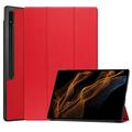 Samsung Galaxy Tab S10 Ultra Tri-Fold Series Smart Folio Case - Red