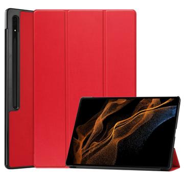 Samsung Galaxy Tab S10 Ultra Tri-Fold Series Smart Folio Case - Red