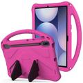 Samsung Galaxy Tab S10+ Kids Carrying Shockproof Case - Hot Pink