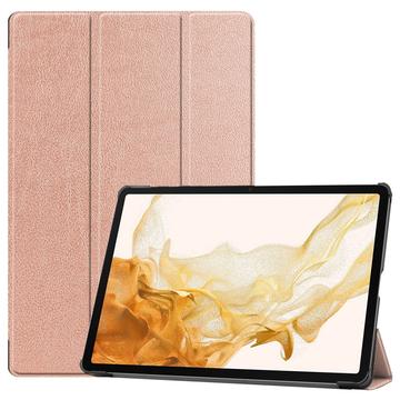 Samsung Galaxy Tab S10+ Tri-Fold Series Smart Folio Case - Rose Gold