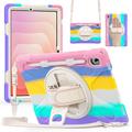 Samsung Galaxy Tab S11 Heavy Duty 360 Case with Hand Strap - Colorful