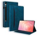 Samsung Galaxy Tab S11 Ultra Business Style Folio Case - Blue