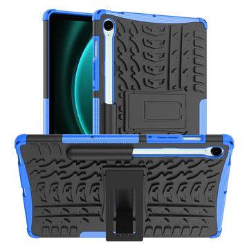 Samsung Galaxy Tab S10 FE/S9 FE Anti-Slip Hybrid Case with Kickstand - Blue / Black
