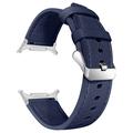 Samsung Galaxy Watch Ultra 2024/2025 Leather Strap with Connectors - 47mm - Blue