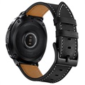 Samsung Galaxy Watch4/Watch4 Classic Leather Strap - Black