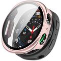 Samsung Galaxy Watch8 Plastic Case with Screen Protector - 40mm - Pink