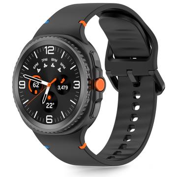 Samsung Galaxy Watch8/Watch8 Classic Tech-Protect Silicone Strap - 40mm/44mm/46mm - Black