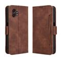 Samsung Galaxy XCover7 Pro Cardholder Wallet Case - Brown