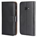 Samsung Galaxy Xcover 4/4s Slim Wallet Leather Case - Black