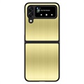 Samsung Galaxy Z Flip4 Stainless Steel Hybrid Case - Gold