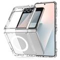 Samsung Galaxy Z Flip6/Flip7 FE Tech-Protect Flexair Magnetic Hybrid Case - Transparent