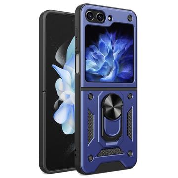 Samsung Galaxy Z Flip6/Z Flip7 FE Hybrid Case with Ring Holder - Blue
